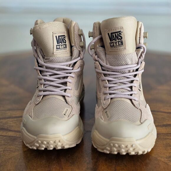 Vans MTE Crestline Gore-Tex Shoes Hiking Boots Tactical Khaki Brown Women's 9 LE - Picture 3 of 15